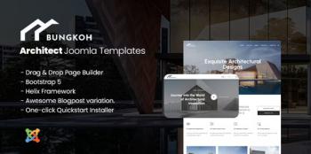 ungkoh - Modern Joomla Template for Architects Portfolio